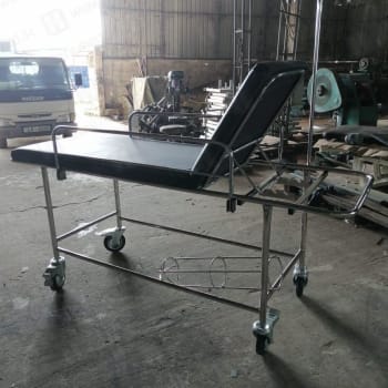 patient trolley with saline and oxygen stand sri lanka